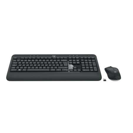 Logitech Advanced MK540 clavier Souris incluse USB AZERTY Français Noir, Blanc