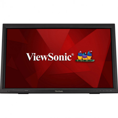 Viewsonic TD2423 écran plat de PC 59,9 cm (23.6") 1920 x 1080 pixels Full HD LED Écran tactile Multi-utilisateur Noir