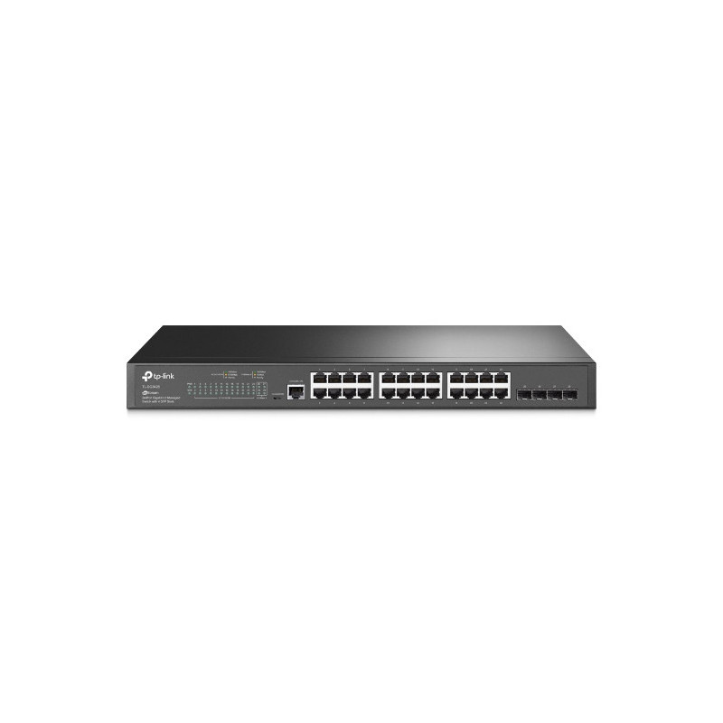 TP-Link TL-SG3428 commutateur réseau Géré L2 L3 Gigabit Ethernet (10 100 1000) 1U Noir