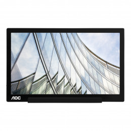 AOC 01 Series I1601FWUX écran plat de PC 39,6 cm (15.6") 1920 x 1080 pixels Full HD LED Argent, Noir