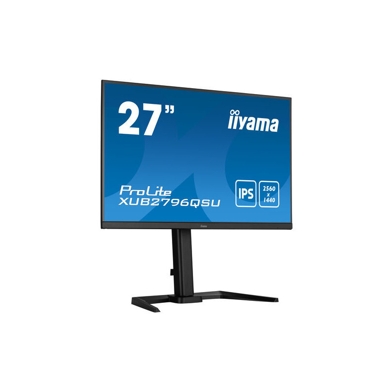 iiyama ProLite XUB2796QSU-B5 écran plat de PC 68,6 cm (27") 2560 x 1440 pixels Wide Quad HD LED Noir