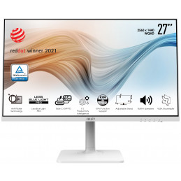 MSI Modern MD272QPW LED display 68,6 cm (27") 2560 x 1440 pixels Wide Quad HD Blanc
