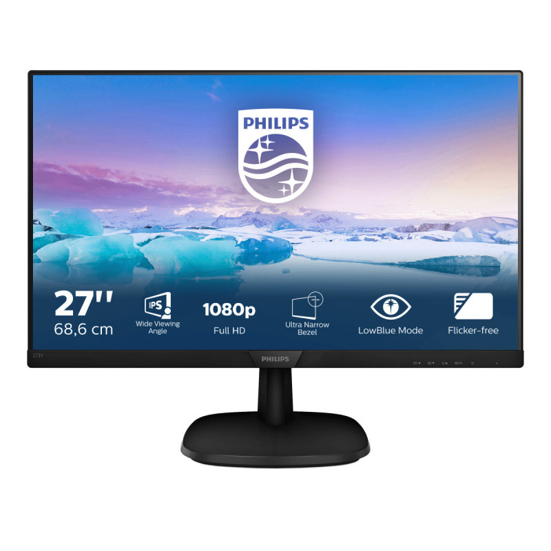 Philips V Line Moniteur LCD Full HD 273V7QDSB 00