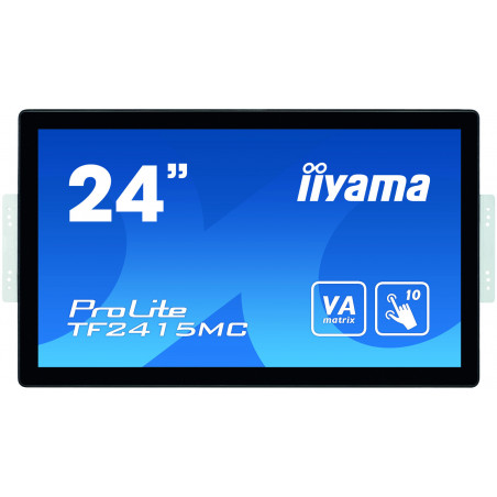 iiyama ProLite TF2415MC-B2 écran plat de PC 60,5 cm (23.8") 1920 x 1080 pixels Full HD VA Écran tactile Multi-utilisateur Noir