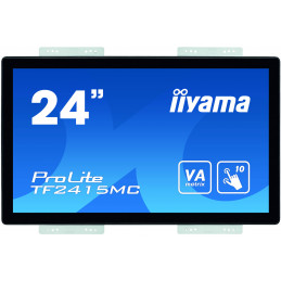 iiyama ProLite TF2415MC-B2 écran plat de PC 60,5 cm (23.8") 1920 x 1080 pixels Full HD VA Écran tactile Multi-utilisateur Noir
