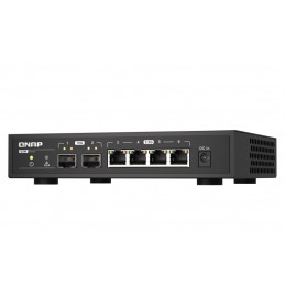 QNAP QSW-2104-2S commutateur réseau Non-géré 2.5G Ethernet Noir