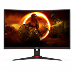 AOC G2 C27G2E BK écran plat de PC 68,6 cm (27") 1920 x 1080 pixels Noir, Rouge