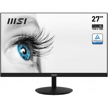 MSI Pro MP271A écran plat de PC 68,6 cm (27") 1920 x 1080 pixels Full HD LCD Noir